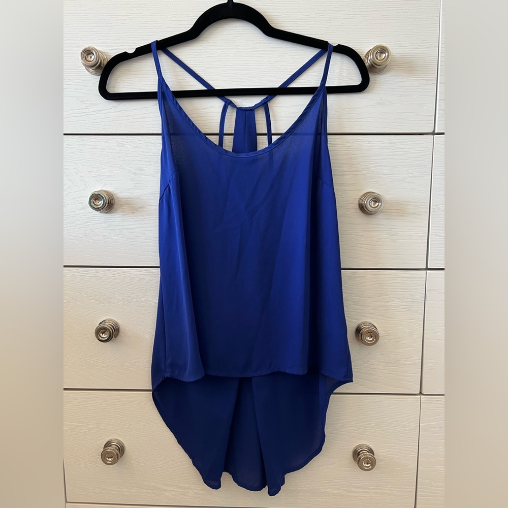 ROSETTE by BE COOL - Royal Blue Tank Top